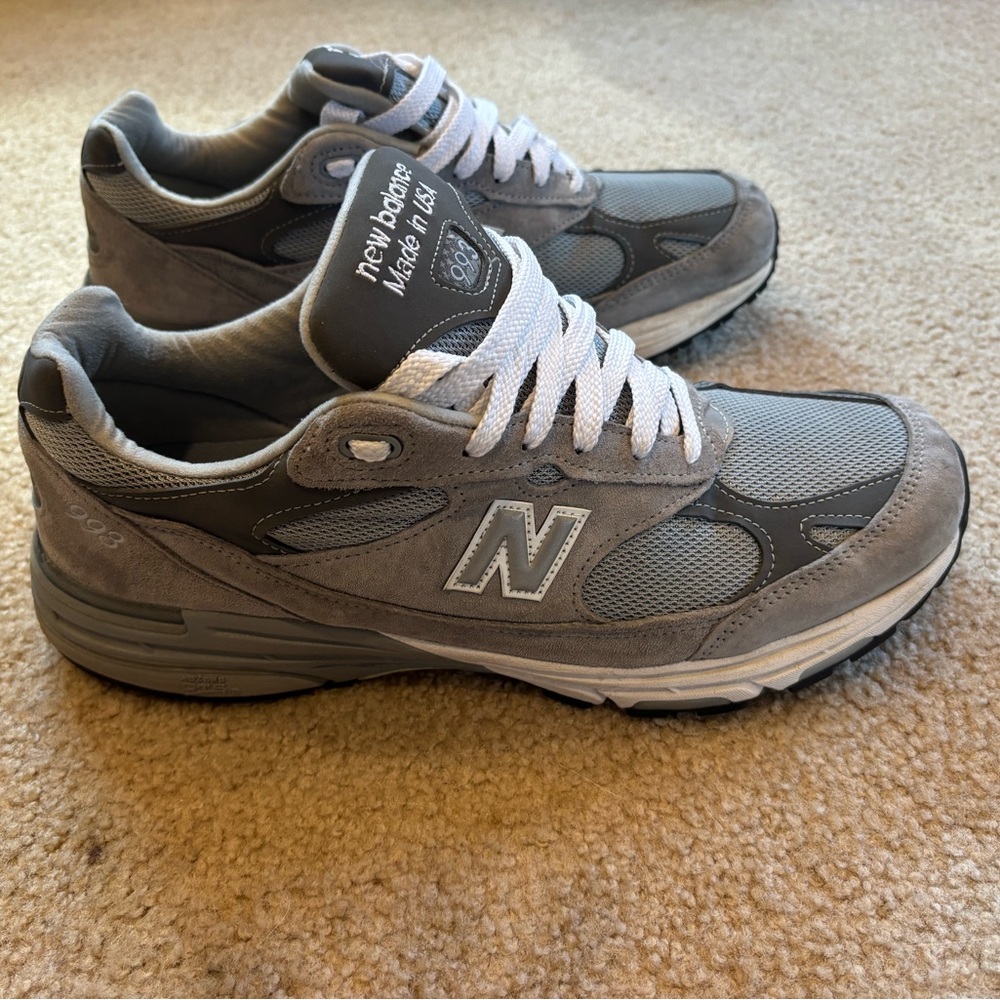 New Balance Men's 993 Made in USA Gray Sneakers